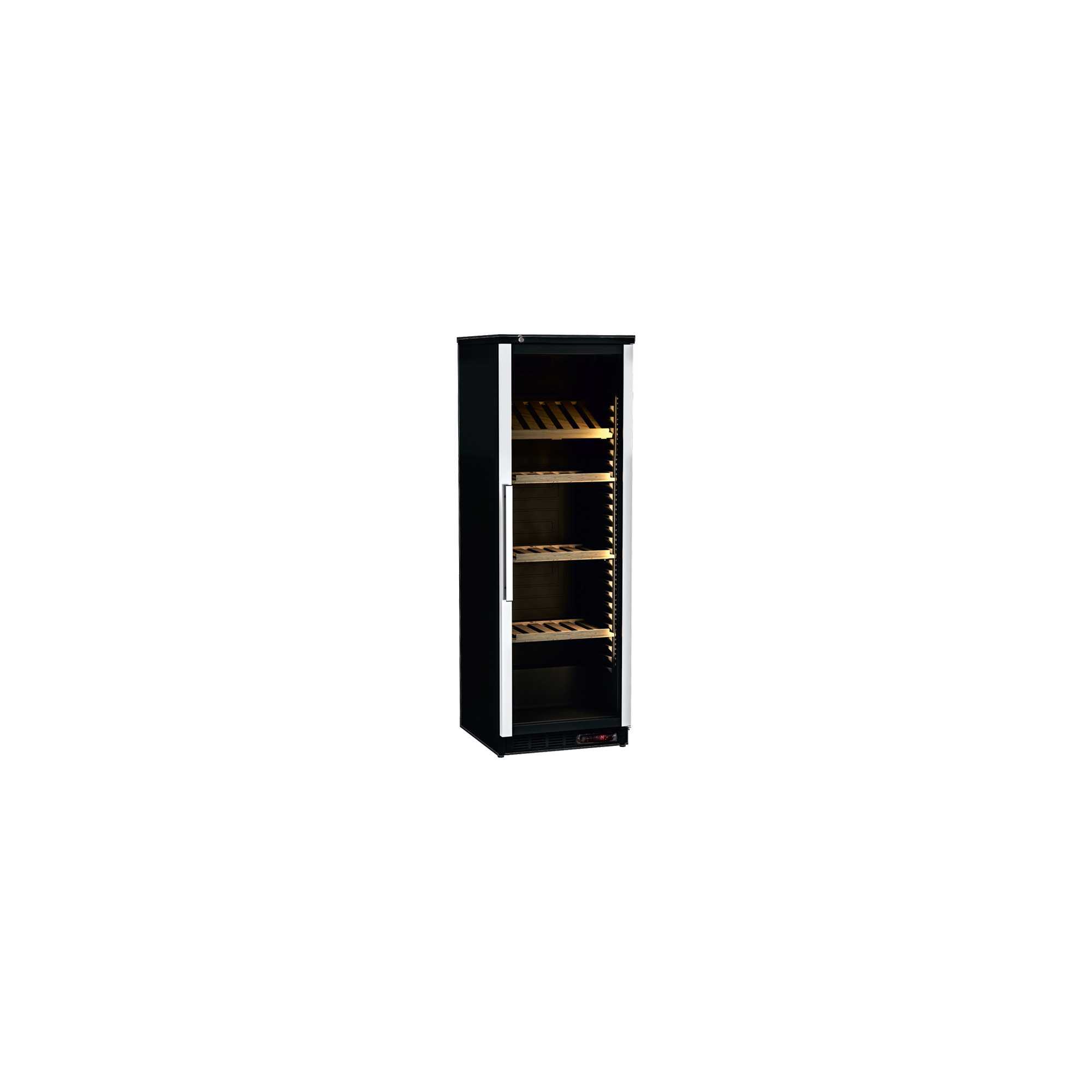 Professional wine display cabinet wooden shelves