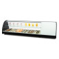Vitrina de tapes refrigerada 6 safates GN 1/3 doble pis