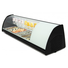 Vitrina de tapes refrigerada 6 safates GN 1/3 doble pis