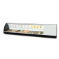 Vitrina de tapes refrigerada 8 safates GN 1/3 doble pis