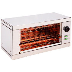 Grille-pain électrique individuel avec éléments chauffants en quartz