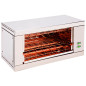 Individual electric toaster with quartz heating elements Individual electric toaster with quartz heating elements