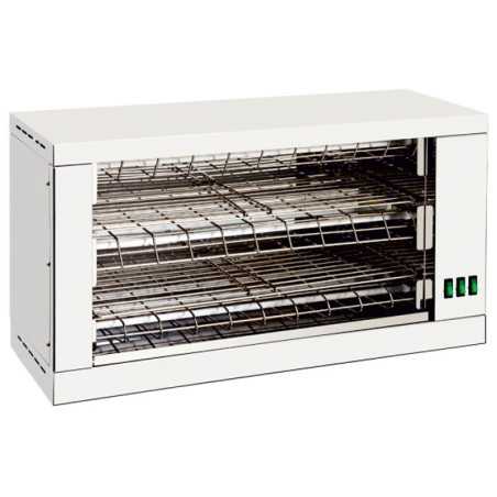 Grille-pain électrique double avec éléments chauffants en quartz extra larges