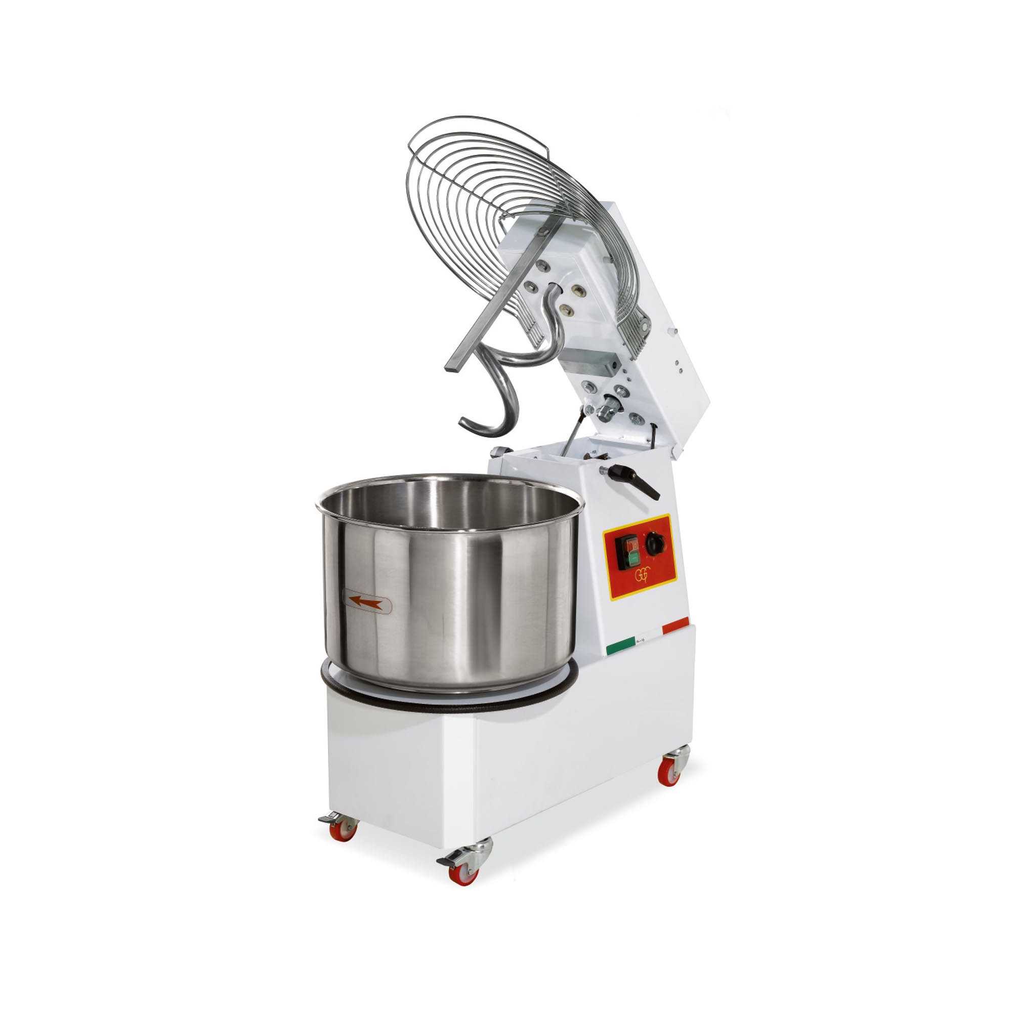 Industrial mixers with removable bowl and head