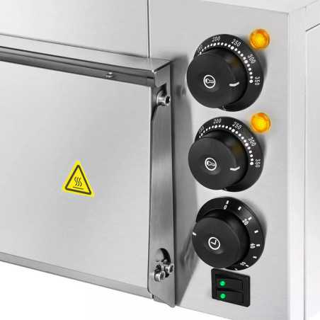 Horno de pizzas compacto profesional eléctrico de 1 cámara