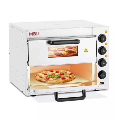 Four à pizza électrique compact professionnel 2 chambres
