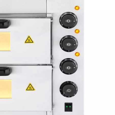 Forn de pizzes compacte professional elèctric de 2 càmeres