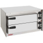 Horno de pizzas eléctrico de 2 cámaras