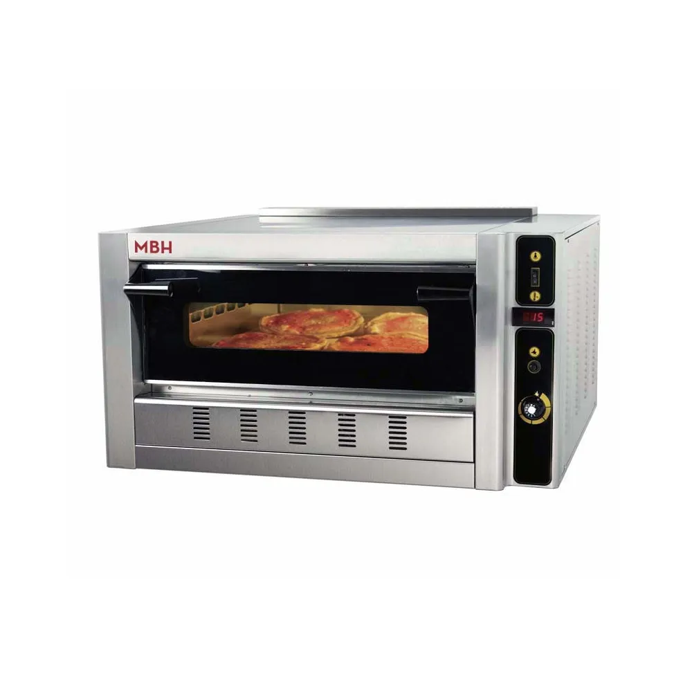 Professional gas pizza oven for 4 x 30 cm pizzas