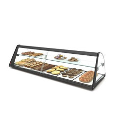 Vitrines neutres à poser SAYL Standard Incurvé avec étagère - OUTLET