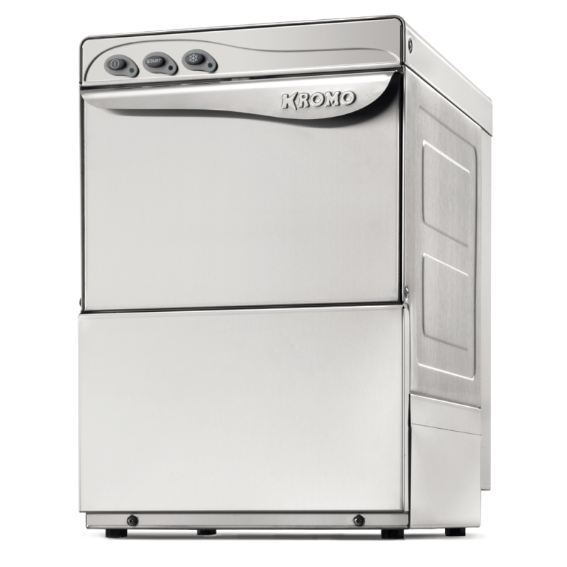 Lave-vaisselle professionnel 35X35 KROMO avec pompe de vidange Nouveau avec une petite touche