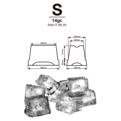 Industrial ice maker 23 kg/24h