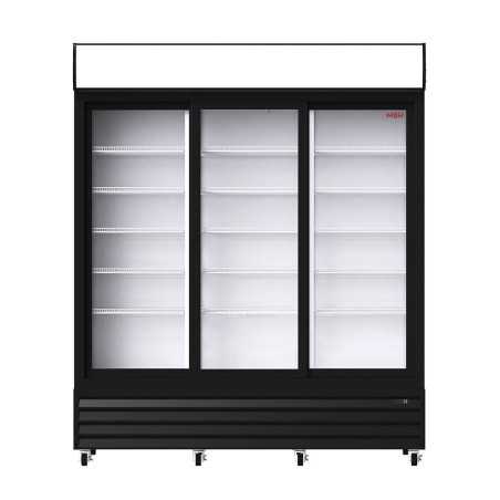 Refrigerated display cabinet 1600 liters with 3 sliding doors