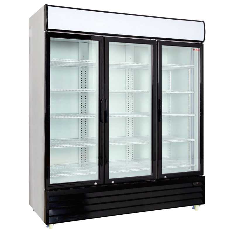 Armari expositor refrigerat 1600 litres amb 3 portes batents