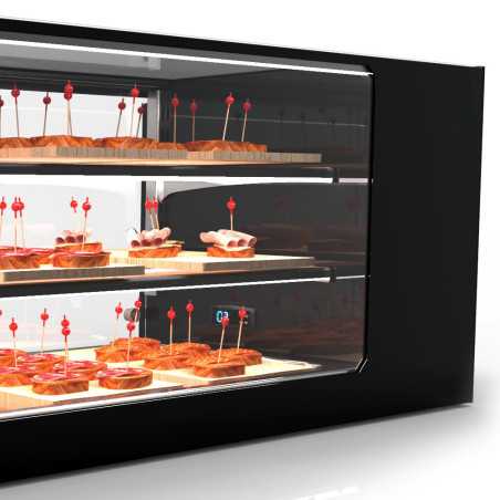 Logic 2P 2-shelves tapas display case