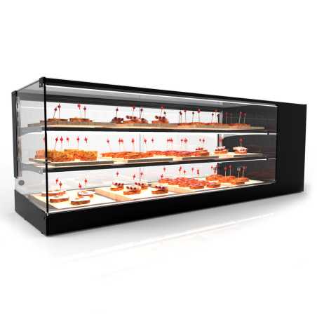 Logic 2P 2-shelves tapas display case