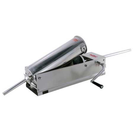 Horizontal manual meat stuffer