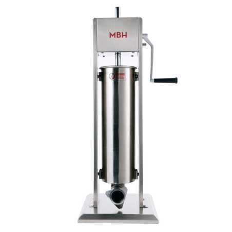 Vertical manual meat stuffer