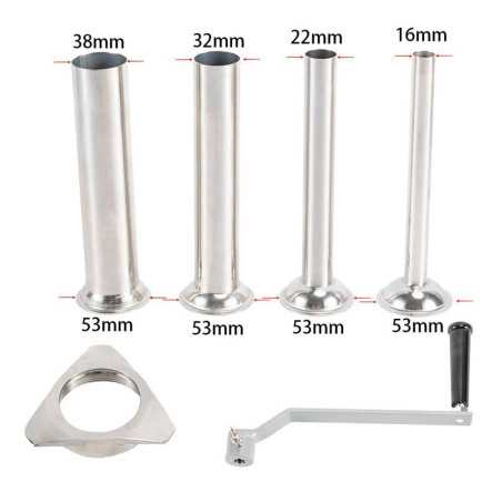 Vertical manual meat stuffer