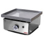 Professional industrial griddle made of laminated steel for gas frankfurt