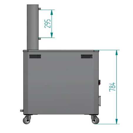 Fogón freidora para churros automática profesional a gas de 14 litros con válvula de vaciado