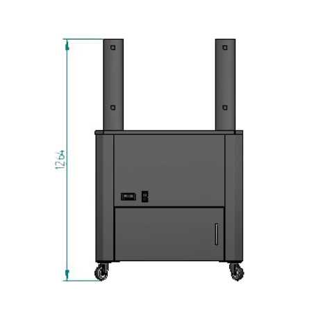 Friteuse à gaz automatique professionnelle pour churros de 22 litres avec vanne de vidange