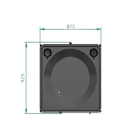 Fogón freidora para churros automática profesional a gas de 30 litros con válvula de vaciado