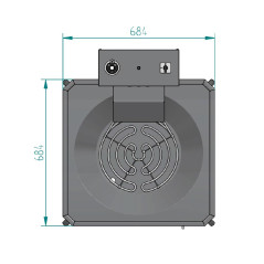 Professional electric churro fryer stove 14-liter with drain valve