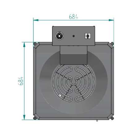 Professional electric churro fryer stove 14-liter with drain valve