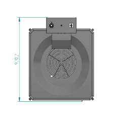 Fogó fregidora per a xurros professional elèctrica de 22 litres amb vàlvula de buidatge