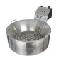 Poêle friteuse de table pour churros électriques professionnels de 18 litres avec différentes puissances