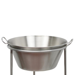 Pot de pétrissage en acier inoxydable