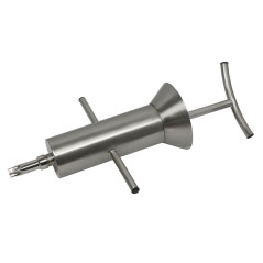 Manual syringe dispenser for churros