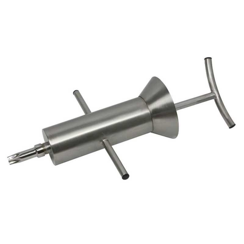 Manual syringe dispenser for churros