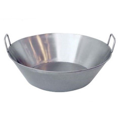 Sartén de acero inoxidable con asas para hornillo