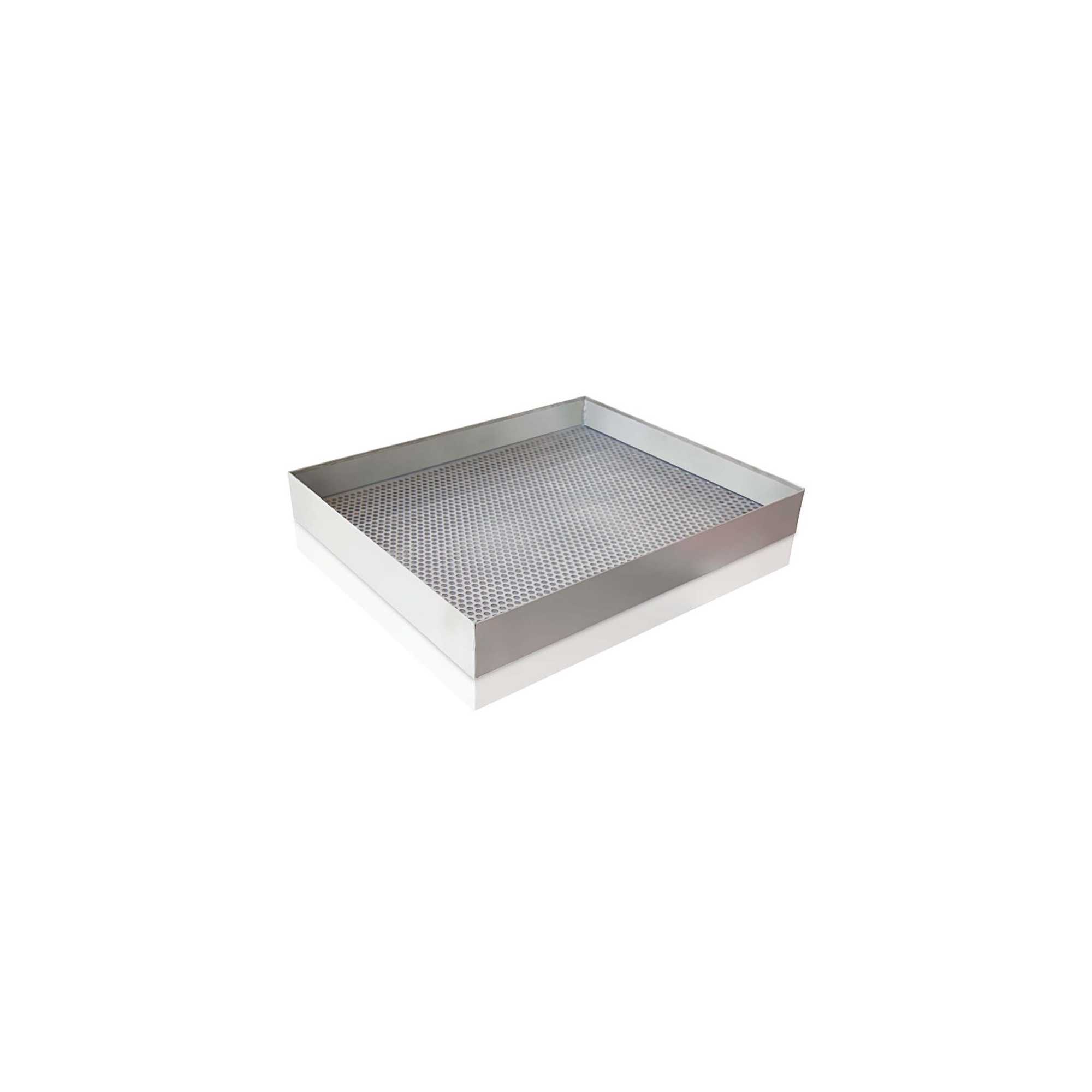 Escurridor perforado de acero inoxidable para churros