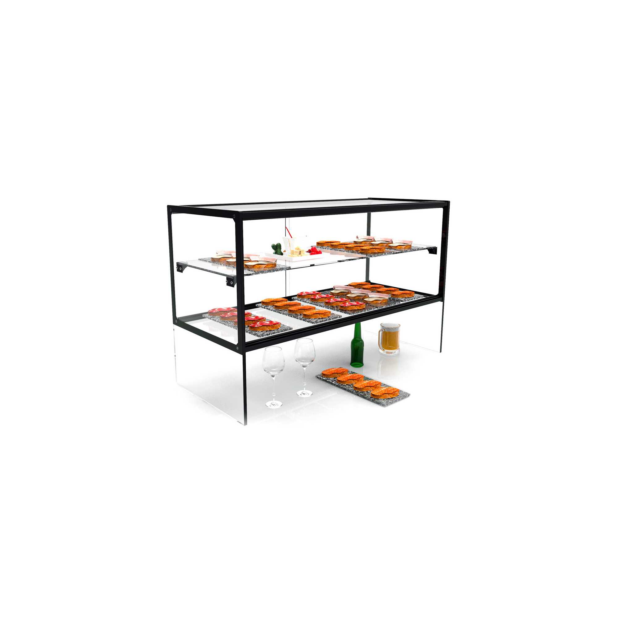 SAYL Zeppelin display case with shelf