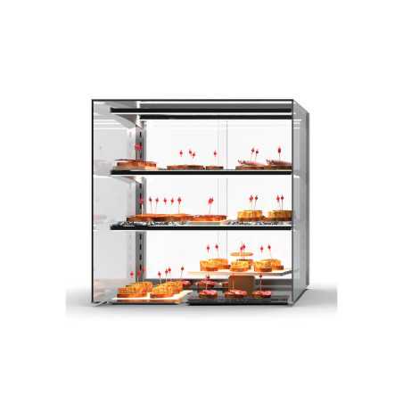 Vitrines neutres à poser SAYL Vision