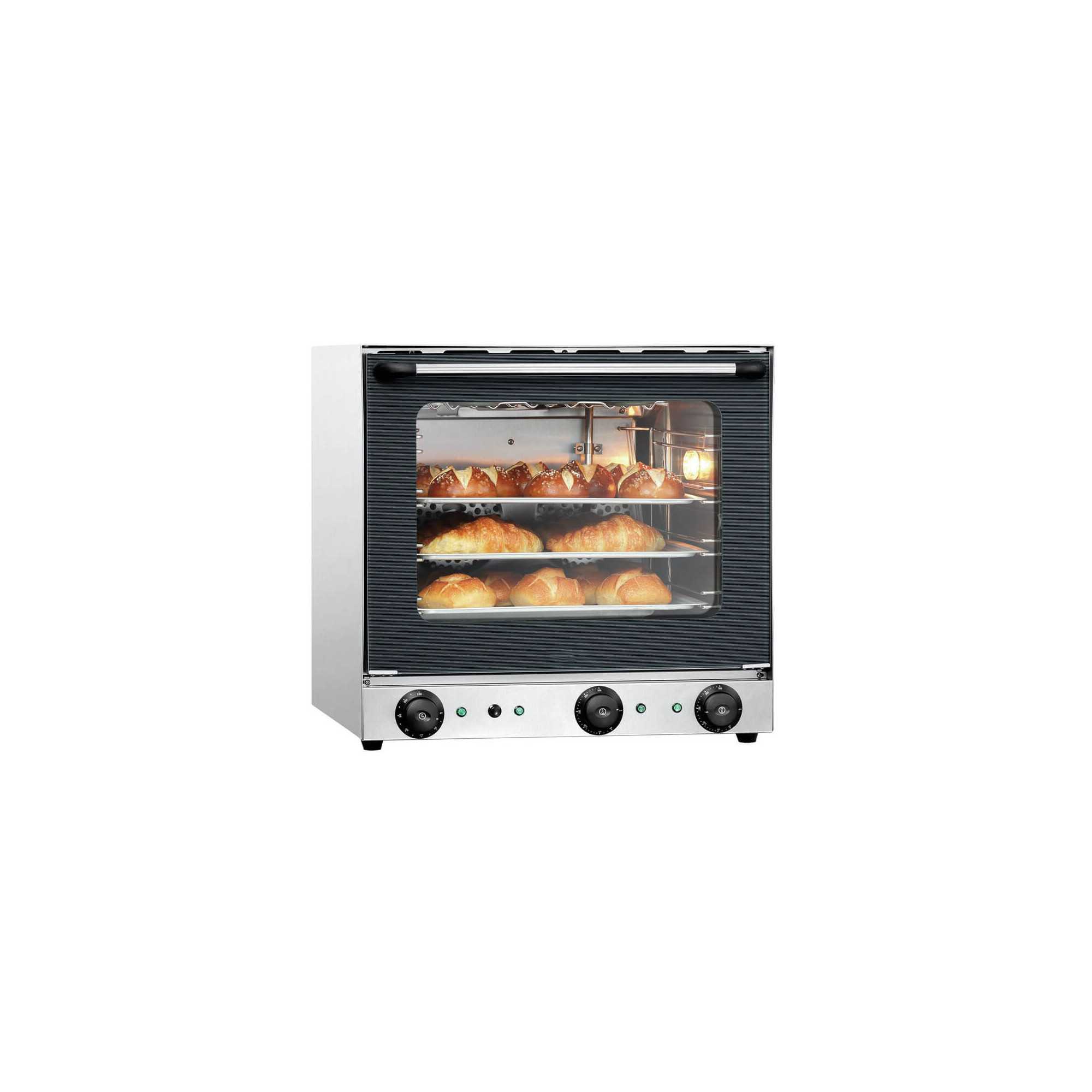 Four électrique professionnel à convection 440 x 320 avec grill et vapeur