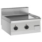 Smooth industrial frytop 60 cm stainless steel electric depth 600