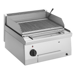 Parrilla de piedra volcánica 80 cm a gas fondo 600