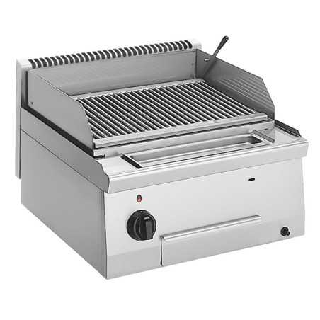 Parrilla de piedra volcánica 80 cm a gas fondo 600
