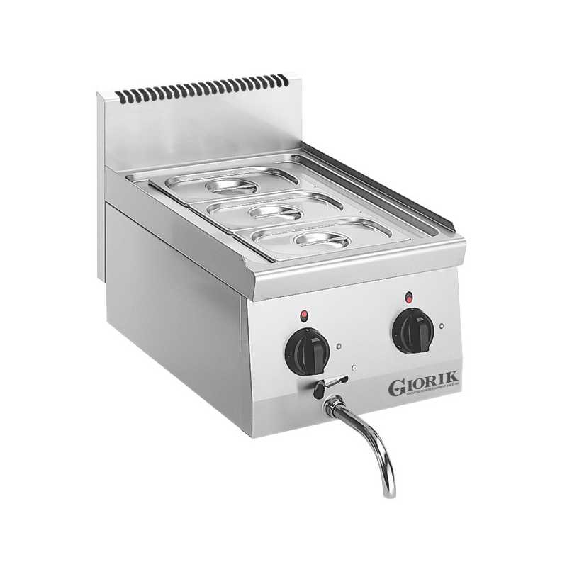 Bain-marie 40 cm electric industrial depth 600