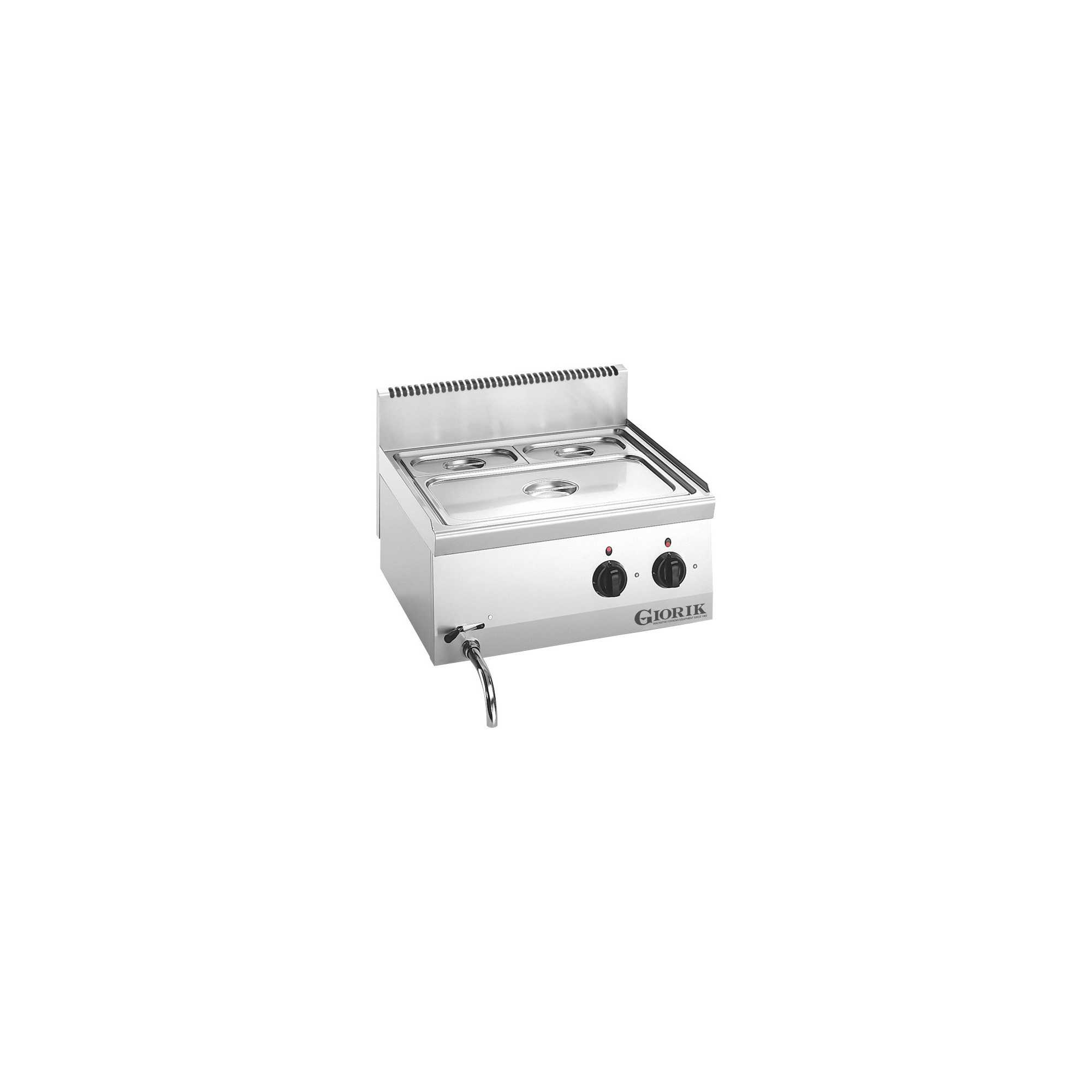 Bain-marie 60 cm electric industrial depth 600