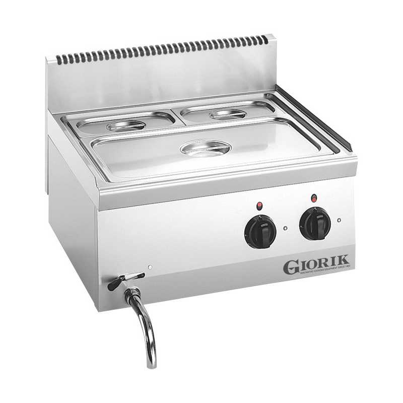 Bain-marie 60 cm electric industrial depth 600