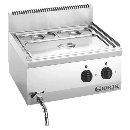 Bain-marie 60 cm électrique industriel profondeur 600
