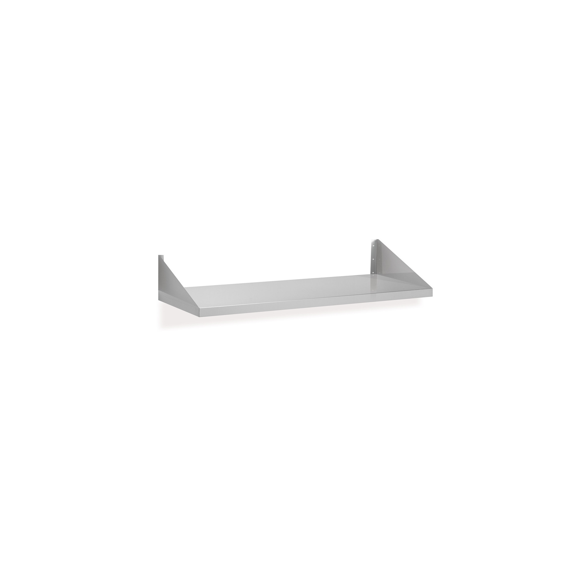 Industrial kitchen shelves with reverse gussets 250 cm depth