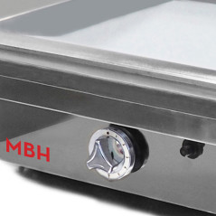 Planchas à gaz professionnelles en chrome dur