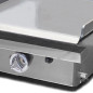 Planchas professionnelles 120 avec différentes zones de cuisson au gaz Planchas professionnelles 120 avec différentes zones de cuisson au gaz