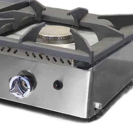 Professional industrial gas griddle 40 with stove